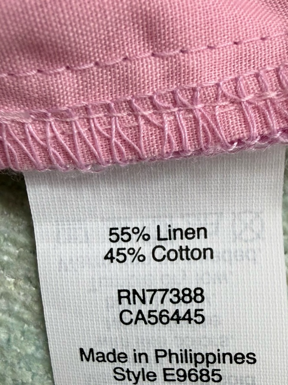 J. Crew Light Pink Scalloped Hem High-Waist Shorts - Picture 4 of 8